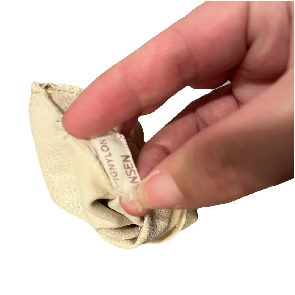 Vintage Faux Leather Stretch Cream Ivory Gloves